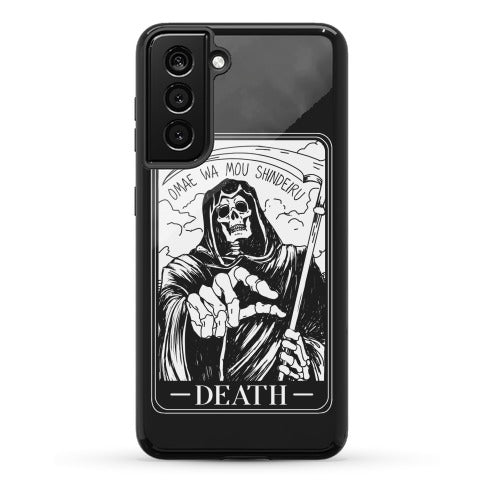 Omae Wa Mou Shindeiru Death Tarot Card Phone Case